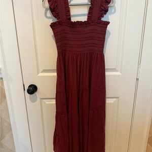 Hill House Burgundy Nap Dress